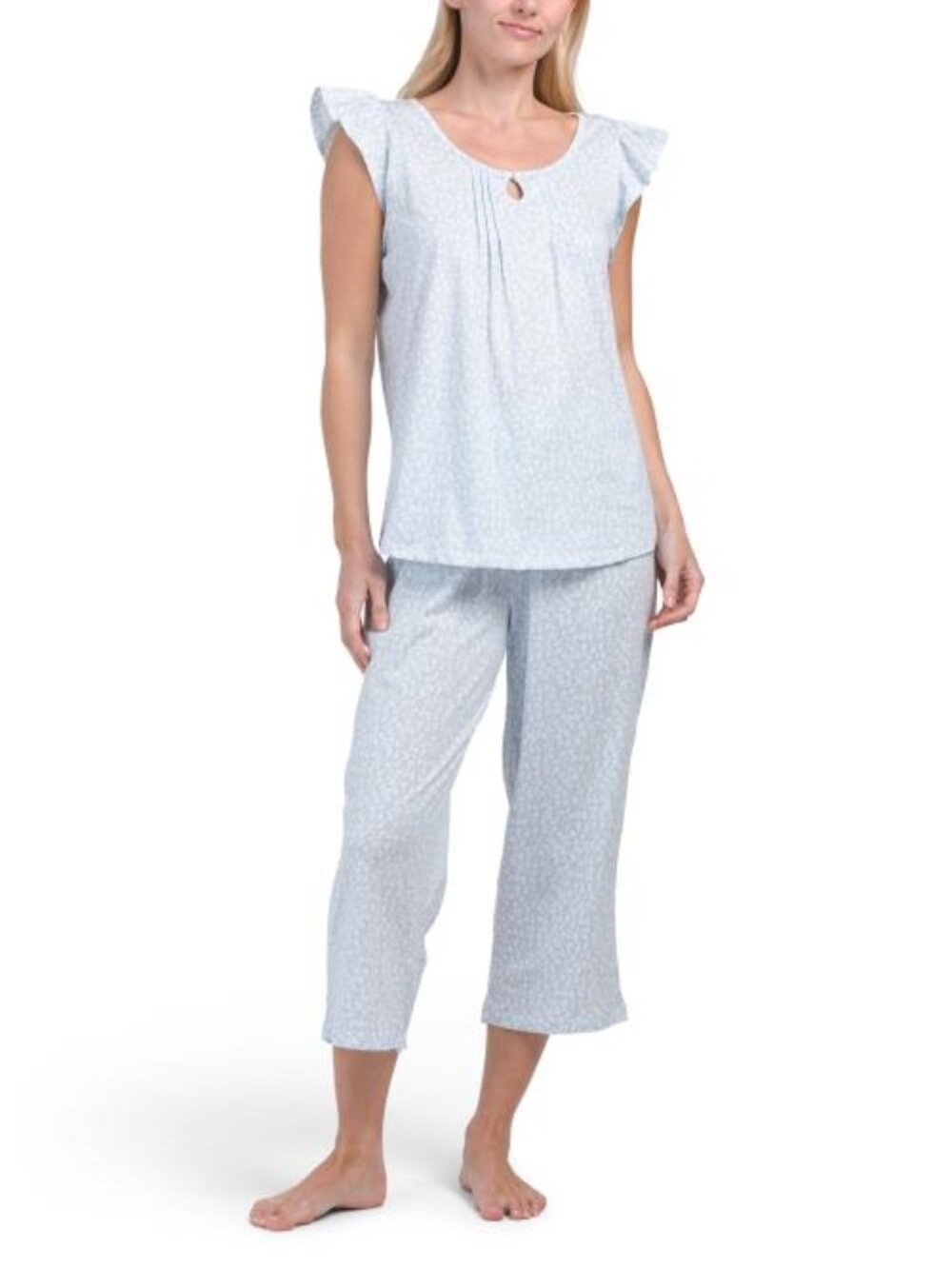 POPPY & CLAY 2pc Soft Sense Capri Pajama Set
